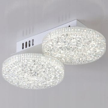 DE STROPNA SVJETILJKA, glamurozna, viseća, LED LUSTERA + DALJINSKI UPRAVLJAČ