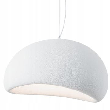 Viseća lampa, luster, mliječni PLAFON, 60 cm, velika, za dnevni boravak, spavaću sobu, potkrovlje