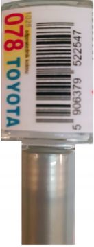 TOYOTA 078 QUARTZ BIJELA AUTOBOJA ZA OGREBANE KONTAKTNE BOJE 10 ML ARASYSTEM
