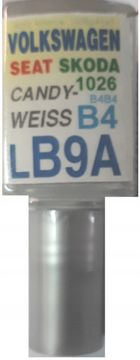 VW AUDI SEAT LB9A CANDY WEISS AUTOBOJA ZA OGREBOTINE KONTAKT 10 ML ARA