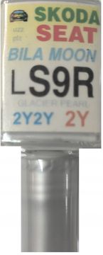 SEAT ŠKODA LS9R 2Y WHITE MOON AUTO BOJA ZA POPRAVAK OGREBOTINA 10 ML ARA