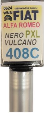FIAT ALFA 408C PXL NERO VULCANO AUTOBOJA ZA OGREBOTINE 10ML ARA