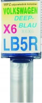 VW LB5R X6 TAMOPLAVI AUTOLAK ZA POPRAVAK OGREBOTINA 10 ML ARASYSTEM