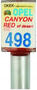 OPEL 498 950 CANYON CRVENA AUTOBOJA ZA OGREBOTINE 10 ML ARASYSTEM