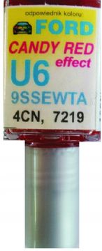 FORD U6 9SSEWTA SREDSTVO ZA POPRAVAK OGREBOTINA NA AUTOMOBILU CANDY RED 10 ML ARA