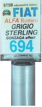 POPRAVAK OGREBOTINA NA BOJI FIAT 694 GRIGIO STERLING