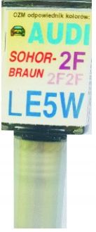 AUDI LE5W 2F2F LY8R SOHORBRAUN AUTOLAKA ZA OGREBANJE KONTAKT 10 ML ARA