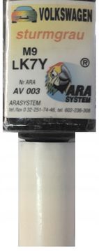 VW LK7Y M9 STURMGRAU AUTOLAKA ZA KONTAKT OD OGREBATA 10 ML ARASYSTEM
