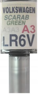 VW LR6V A3 SKARABEJ ZELENA AUTOBOJA ZA OGREBANE KONTAKTNE BOJE 10 ML ARASYSTEM