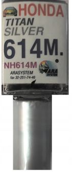 POPRAVAK OGREBOTINA NA SREBRNOJ BOJI HONDA NH614M TITAN