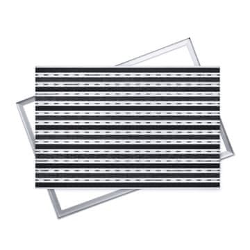 Ente ALUMINIJSKA ČETKA ZA BRISAČE + DRŠKE: 60x40, 12 mm S OKVIROM