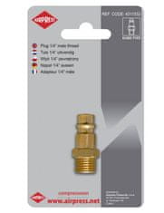 Airpress pneumatski čep za crijevo s vanjskim navojem 1/4"
