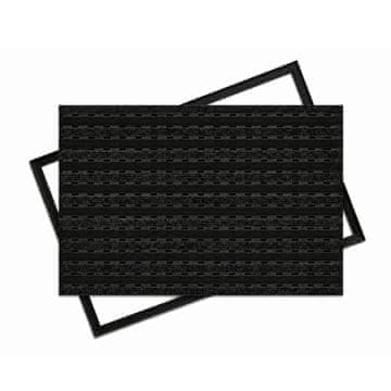 Ente PREMIUM CRNI OTIRAČ KOMBINIRANI STANDARD 17 GUMENIH RUKOVKI OKVIR 60x40
