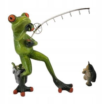 FIGURA ŽABE S RIBARNIM ŠTAPOM