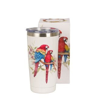 Duo Jednostavna čelična termo šalica 600 ml SCARLET MACAW PARROT