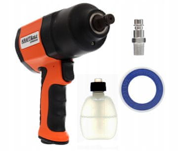 Kraft&Dele NASADNI UDARNI KLJUČ 1200 Nm PNEUMATSKI ZA KOTAČE 1/2" 6-8 BAR KD1429