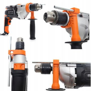 Kraft&Dele Električna bušilica s čekićem 1700W 230V KD1687