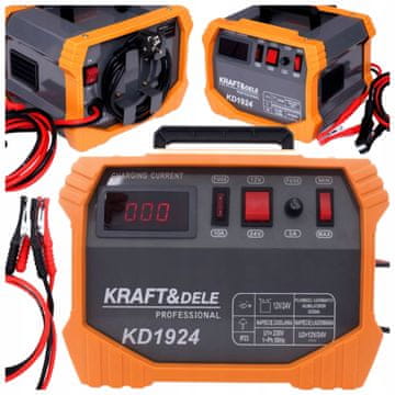 Kraft&Dele AUTOMATSKI ISPRAVLJAČ BATERIJSKIH PAŽNJA 12/24V KD1924