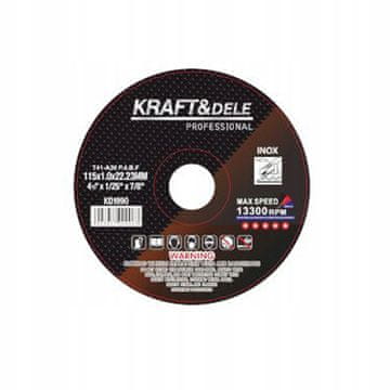 Kraft&Dele Metalni disk 25 kom 115x1,0x22,23 mm