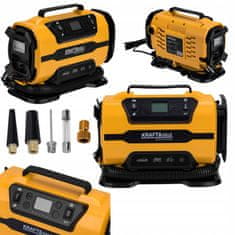 Kraft&Dele Auto kompresor LCD 12V 230V 140W 150 PSI 35l/min