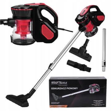 Kraft&Dele Uspravni usisavač s kabelom 2 u 1 5 m 230 V 600 W 0,5 L