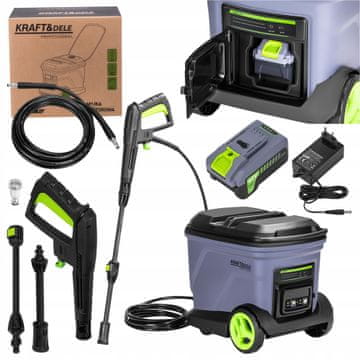 Kraft&Dele Bežični perač pod tlakom 700W 42V 3000 mAh 200 bara 260 l/h