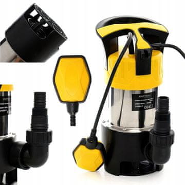 Potopna pumpa za čistu i prljavu vodu 1850 W 21000 l/h Kraft&Dele