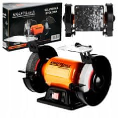 Kraft&Dele Stolna brusilica 1700W 230V Kamen 2x 150x12,7 mm 2980 o/min