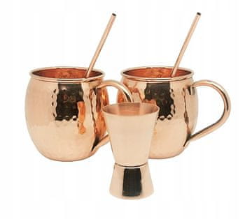 Bakreni set Moscow Mule, poklon - kolekcionarski