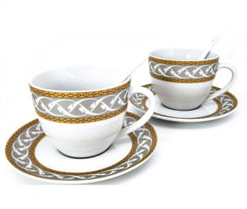 ELEGANTNI SET ŠALICA ZA KAVU ILI ČAJ KAO POKLON