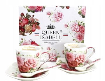 Poklon set šalica za espresso 2x80ml u kutiji - kolekcija Rose