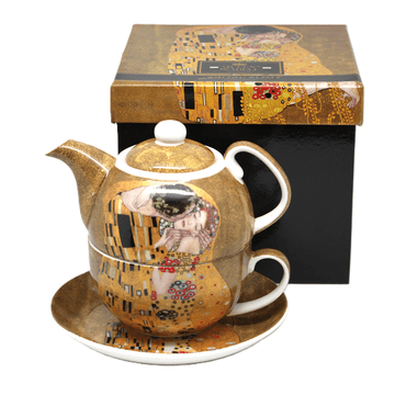 Šalica i vrč Gustav Klimt Poljubac elegantan porculanski poklon