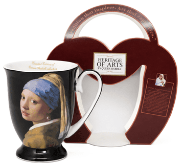 Vermeer porculanska šalica "Djevojka s bisernom naušnicom" 300 ml luksuzna