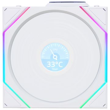 Lian Li Uni ventilator TL bežični LCD 120 bijeli (LULI-114)