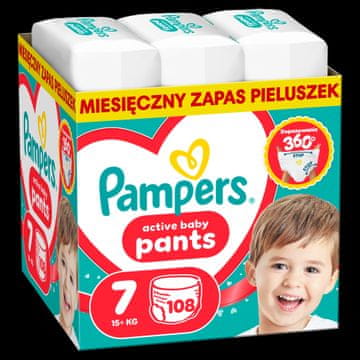 Pampers Pants Active Baby veličina 7 15+ kg 108 kom (8006530305747)
