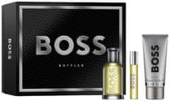 Hugo Boss Zestaw upominkowy męski Bottled Woda toaletowa 100 ml + Miniaturka Woda toaletowa 10 ml + Żel pod prysznic 100 ml