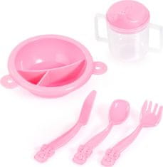 Bayer putni set 9-u-1 prijenosni krevetić 54 cm plava/ružičasta 61769AB (4003336405156)