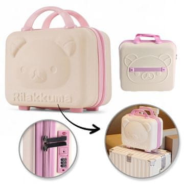 WALIZKA KUFEREK KOSMETYCZKA PODRÓŻNA 30X16X24 CM ORGANIZER DAMSKI