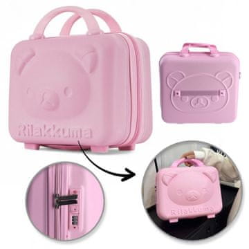 WALIZKA KUFEREK KOSMETYCZKA PODRÓŻNA 30X16X24 CM ORGANIZER PODRÓŻNY
