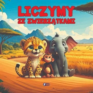 Fenix BROJANJE SA ŽIVOTINJAMA KNJIGA ZA DJECU KOJA UČI BROJEVE I BROJANJE MATEMATIKE