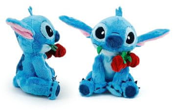 Simba Disney Stitch. Plišana igračka Stitch s ružom 25 cm