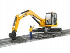 Bruder Bager Caterpillar s figurom 02466 Profi serija 1:16
