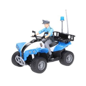 Bruder Policijski quad s policajcem 63010 Profi serija 1:16