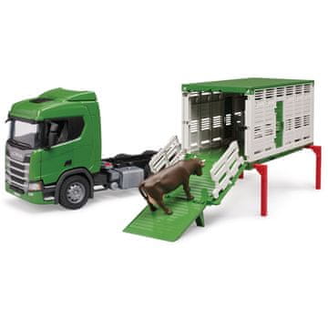 Bruder Kamion za prijevoz stoke Scania Super 560R 535 x 185 x 265 mm 03548