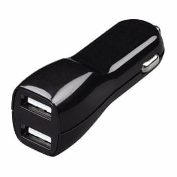 Hama auto punjač 2x USB 2.1A crni