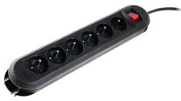 Hama Comfort 6GN produžni kabel 1,5 m crni P2223755