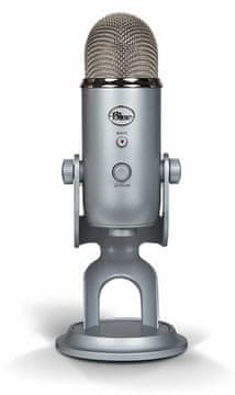 Blue PLAVI Yeti mikrofon srebrni
