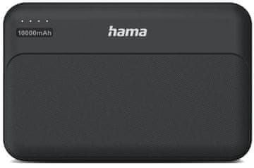 Hama Power Pack Pocket 10 Powerbank 10000 mAh 2x USB-A antracit boje