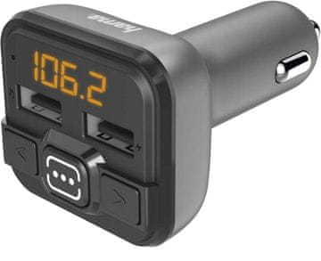 Hama 14164 Bluetooth FM odašiljač sivi