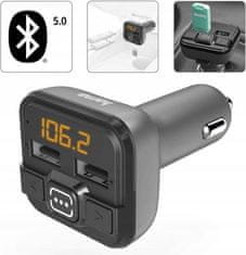 Hama 14164 Bluetooth FM odašiljač sivi